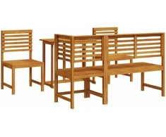 Lauko baldų komplektas Sodo Bistro Rinkinys 5 pcs Ruda Kietos akacijos mediena