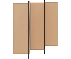 5-Panelis kambario skydas Smėlio 250 x 180 cm Audinys