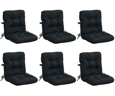 6 dalių aukštų atlošų kėdžių pagalvės VIANEN 6 pcs