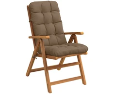 6 dalių aukštų atlošų kėdžių pagalvės VIANEN 6 pcs Taupe