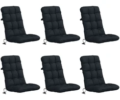 6 dalių aukštų atlošų kėdžių pagalvės VIANEN 6 pcs