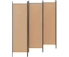 6-skydelio kambario pertvara Smėlio 300 x 180 cm Audinys