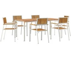 Lauko valgomojo komplektas 7 pcs