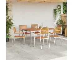 Lauko baldų komplektas Sodo valgomojo komplektas 7 pcs
