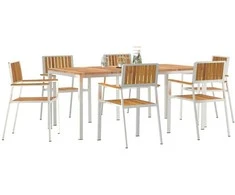 Lauko valgomojo komplektas 7 pcs