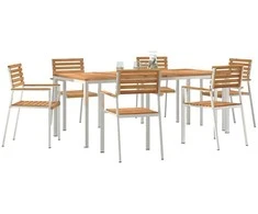 Lauko baldų komplektas Sodo valgomojo komplektas 7 pcs