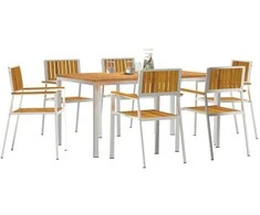 Lauko valgomojo komplektas 7 pcs