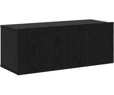 TV staliukas TV spintelių komplektas 7 pcs Juodas ąžuolas 100 x 30 x 30 cm