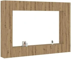 TV staliukas 8 dalių sieninis televizoriaus spintelės komplektas Artisan Oak