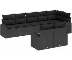 Sodo Sofų Rinkinys 8 pcs poliratanas