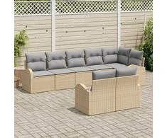 Sodo Sofų Rinkinys 8 pcs poliratanas