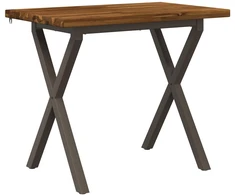 90 x 55 x 75 cm Kietos akacijos mediena Natūralus ir kava