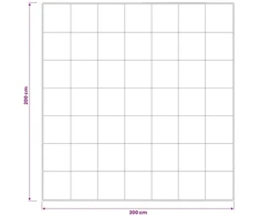 90% žąsies pūkų antklodės komplektas FULDA 3 vnt. 200 x 200 cm