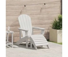 Adirondack kėdė Balta 82 x 74 x 92 cm HDPE