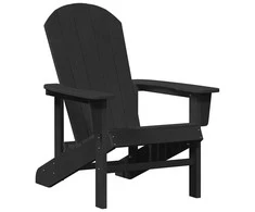 Sodo Kėdė 2 pcs Juoda 82 x 74 x 92 cm Polietilenas