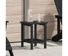 Šoninis stalas Juoda 38 x 38 x 46 cm Polietilenas