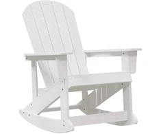 Adirondack supama kėdė Balta 92 x 73,5 x 92 cm HDPE