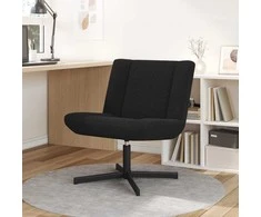 Sukamasis krėslas Juoda 63 x 75 x 76 cm Avikailis