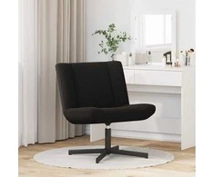 Sukamasis krėslas Juoda 63 x 75 x 76 cm Avikailis