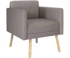 Akcentinis fotelis Taupe Audinys