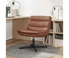 Sukamasis krėslas Ruda 63 x 75 x 76 cm Antikinis PU