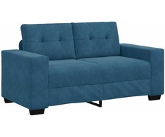 Dvivietė sofa Mėlyna 160 cm Aksomas