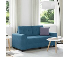 Dvivietė sofa Mėlyna 160 cm Aksomas