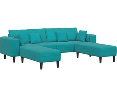 Sofa 3 pcs Turkio 250 x 188 x 76 cm Aksomas