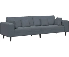 Sofa Tamsiai pilka 250 x 77 x 76 cm Aksomas