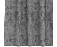 Aksominio tipo užuolaidos 2 pcs Pilka 140 x 140 cm Aksomas