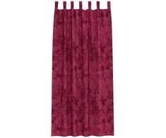 Aksominio tipo užuolaidos 2 pcs Vyno raudonumo 260 x 140 cm