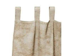 Aksominio tipo užuolaidos 2 pcs Kreminė 260 x 140 cm Aksomas