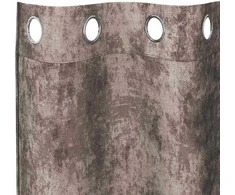 Aksominio tipo užuolaidos 2 pcs Kapučino 260 x 140 cm Aksomas