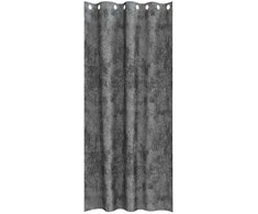 Aksominio tipo užuolaidos 2 pcs Pilka 260 x 140 cm Aksomas