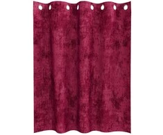 Aksominio tipo užuolaidos 2 pcs Vyno raudona 140 x 140 cm