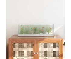Akvariumas su saugykla Skaidrus 60 x 20 x 20 cm Stiklas