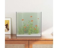 Akvariumas su saugykla Skaidrus 30 x 30 x 30 cm Stiklas
