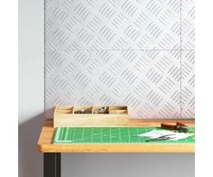 Laiptų danga Stačiakampio 4 pcs Sidabro 50 x 25 cm Aliuminis