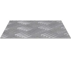 Laiptų danga Kvadrato 4 pcs Sidabro 20 x 20 cm Aliuminis