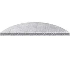 Laiptų danga 5 pcs Sidabro 60 x 18 x 2,5 cm Aliuminis