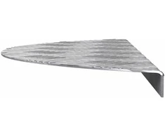 Laiptų danga 15 pcs Sidabro 60 x 18 x 2,5 cm Aliuminis