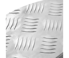 Laiptų danga 15 pcs Sidabro 60 x 18 x 2,5 cm Aliuminis