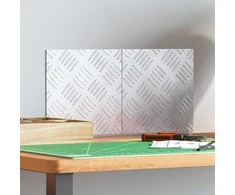 Laiptų danga Kvadrato 2 pcs Sidabro 20 x 20 cm Aliuminis