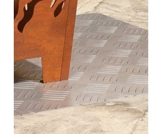 Laiptų danga Stačiakampio 2 pcs Sidabro 60 x 50 cm Aliuminis
