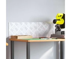 Laiptų danga Stačiakampio 2 pcs Sidabro 50 x 25 cm Aliuminis