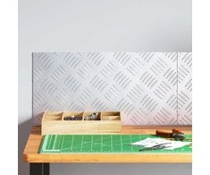 Laiptų danga Stačiakampio 2 pcs Sidabro 50 x 25 cm Aliuminis