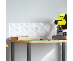Laiptų danga Stačiakampio 2 pcs Sidabro 50 x 25 cm Aliuminis