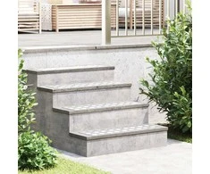 Laiptų danga Stačiakampio 4 pcs Sidabro 70 x 20 cm Aliuminis