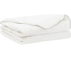 Antklodė FULDA 200 x 240 cm Vasara 100 GSM 90% žąsų pūkai Balta