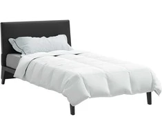 Antklodė Balta 155 x 220 cm Plunksna